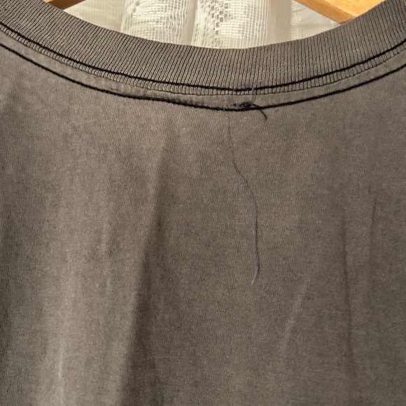 Vintage 1990s Nirvana Smiley Face Band Tee Grunge Faded M - Picture 4 of 6